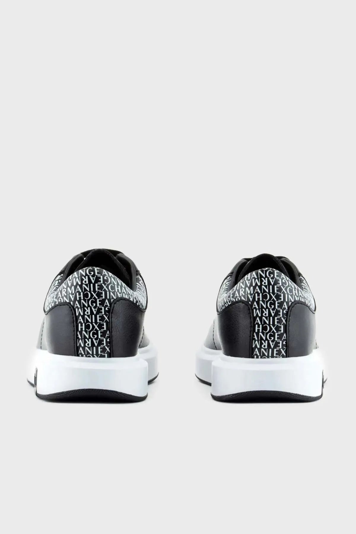 Black Leather Sneakers