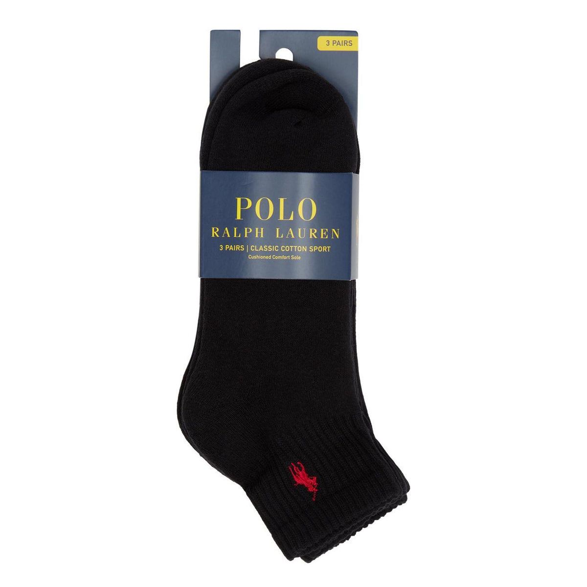 Calcetines quarter Polo Ralph Lauren - Negro