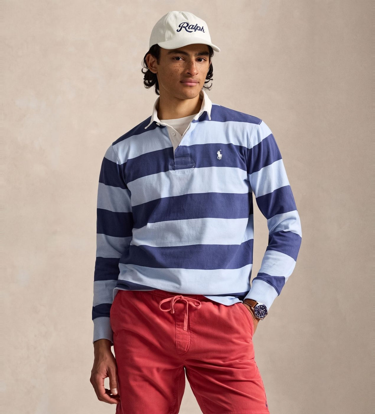 Polo rugby a rayas Polo Ralph Lauren - Azul multicolor