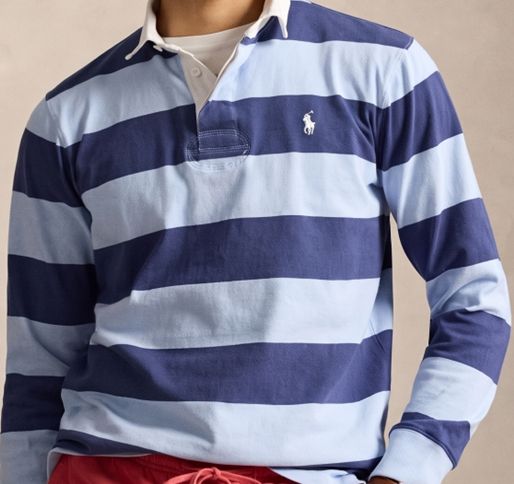 Polo rugby a rayas Polo Ralph Lauren - Azul multicolor
