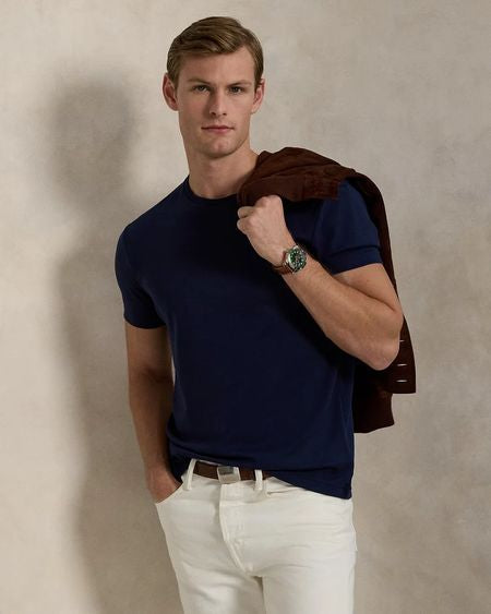 Camiseta de algodón Polo Ralph Lauren - Azul marino