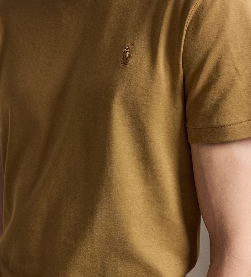 Camiseta de algodón Polo Ralph Lauren - Café