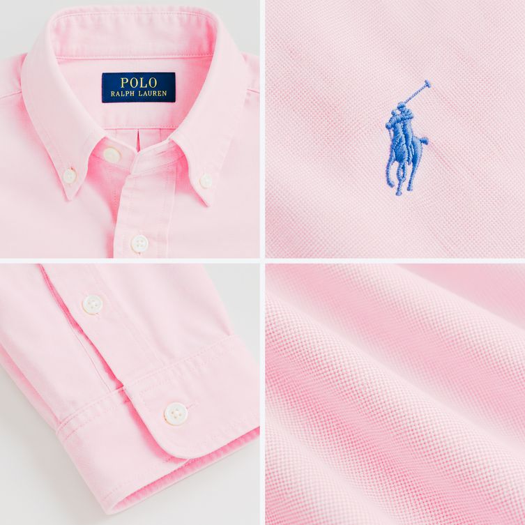 Camisa Oxford Polo Ralph Lauren - Rosado