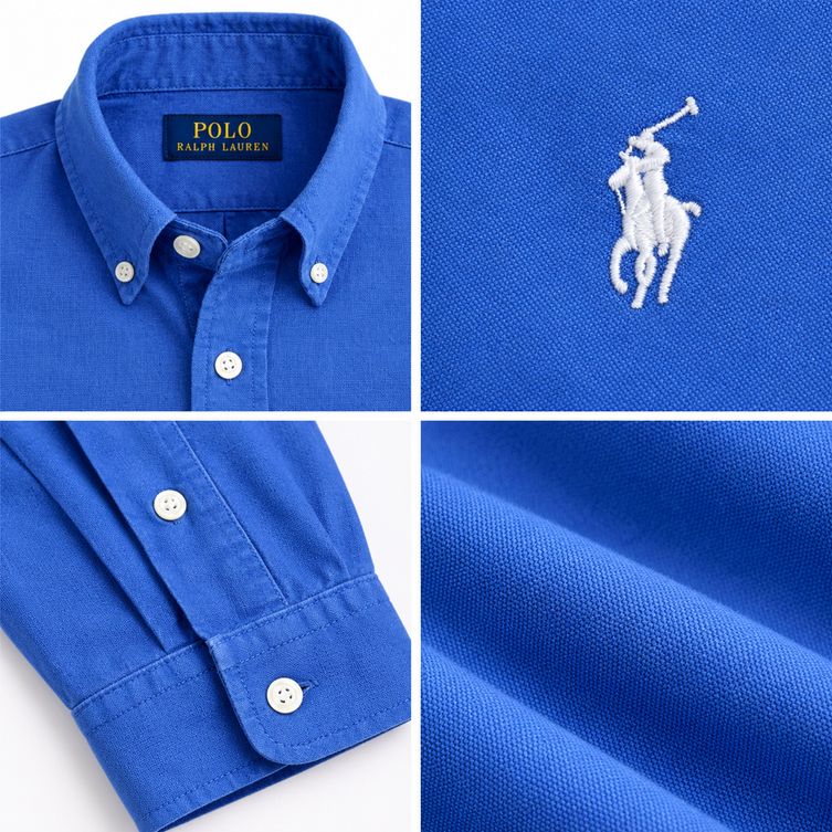 Camisa Oxford Polo Ralph Lauren - Azul