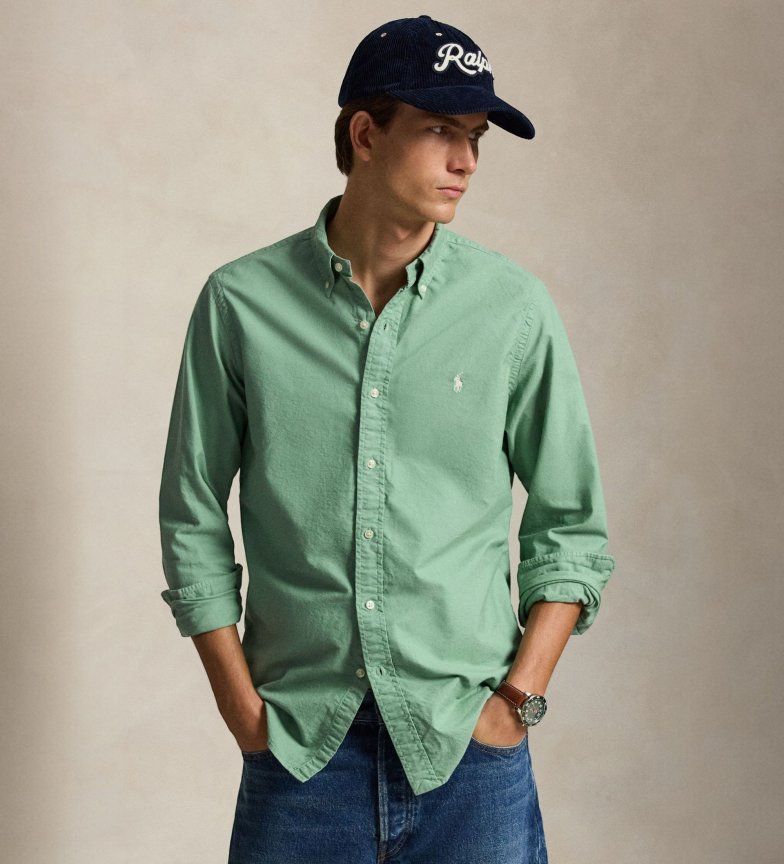Camisa Oxford Polo Ralph Lauren - Verde