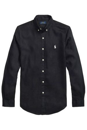 Camisa Polo Ralph Lauren de lino - Negro