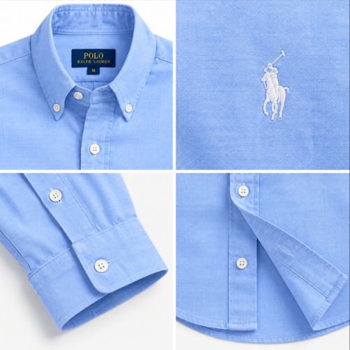 Camisa Polo Ralph Lauren de lino - Azul