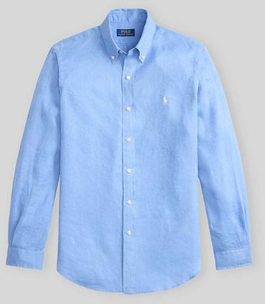 Camisa Polo Ralph Lauren de lino - Azul