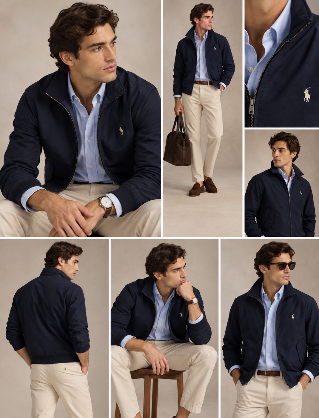 Chumpa bomber Polo Ralph Lauren - Azul marino