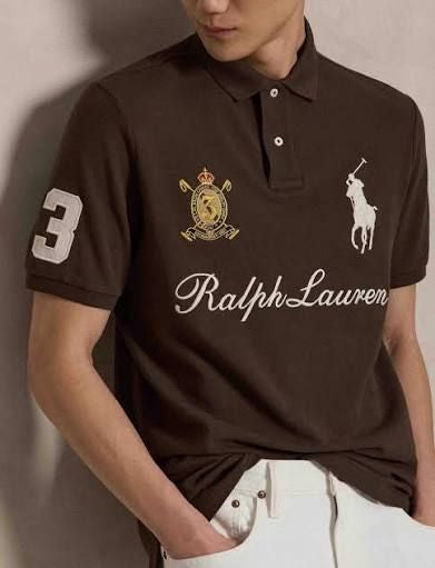 Polo con gráfico Ralph Lauren - Café