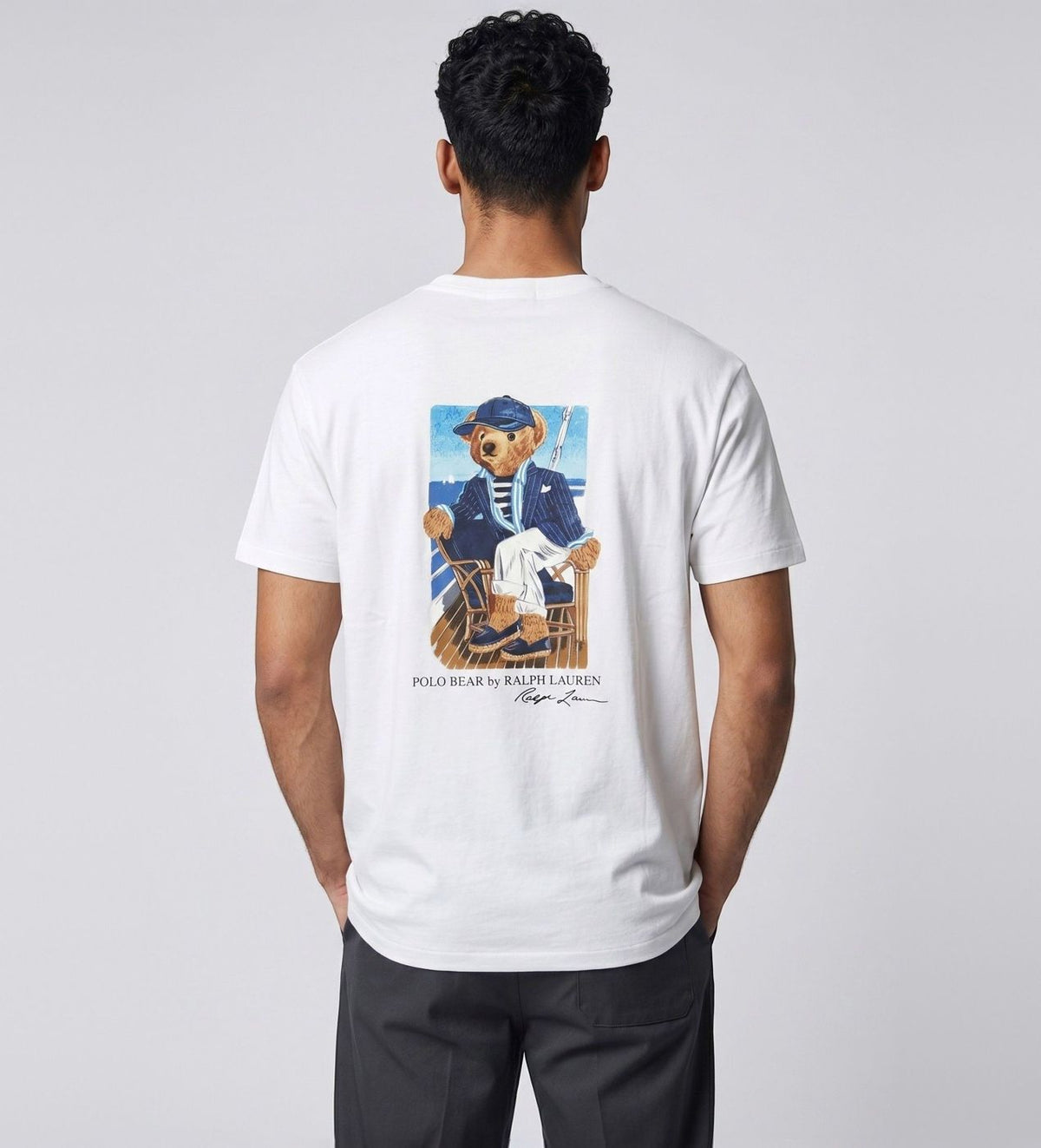 Camiseta Polo Bear blanca - Blanco