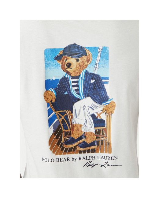 Camiseta Polo Bear blanca - Blanco