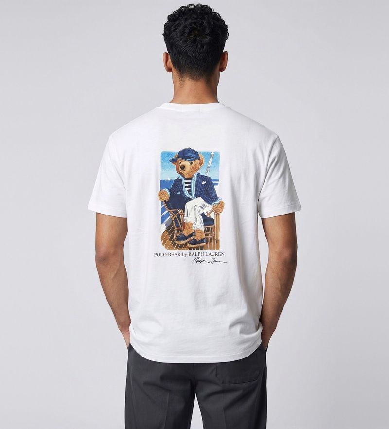 Camiseta Polo Bear blanca - Blanco